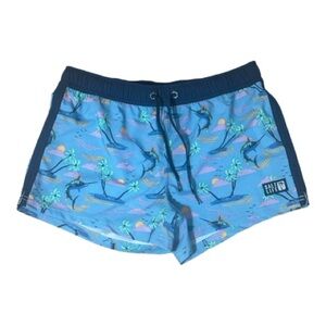 Salt Life Girls Marlin Oasis SLX Performance Blue Print Board Shorts NWT